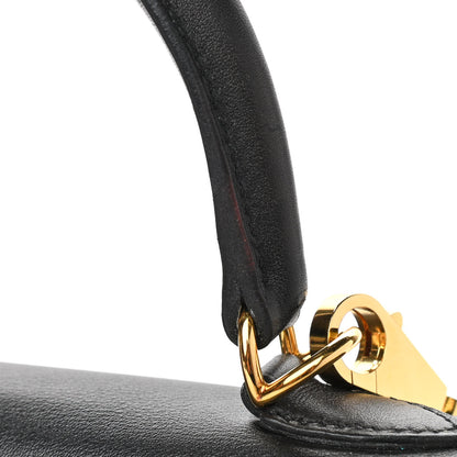 Hermes Swift Kelly Retourne 25 Black 13 of 14
