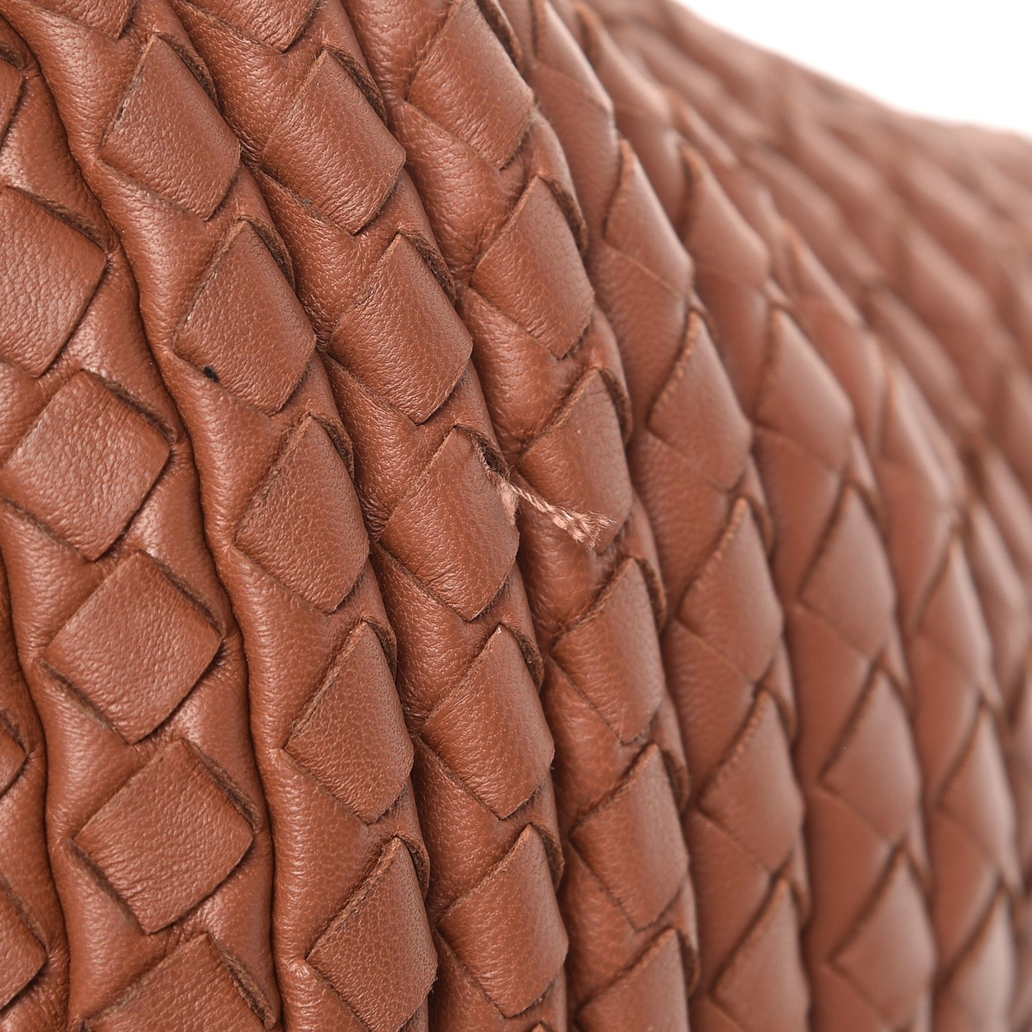 Intrecciato Nappa Spiral Shopper Tote Tea