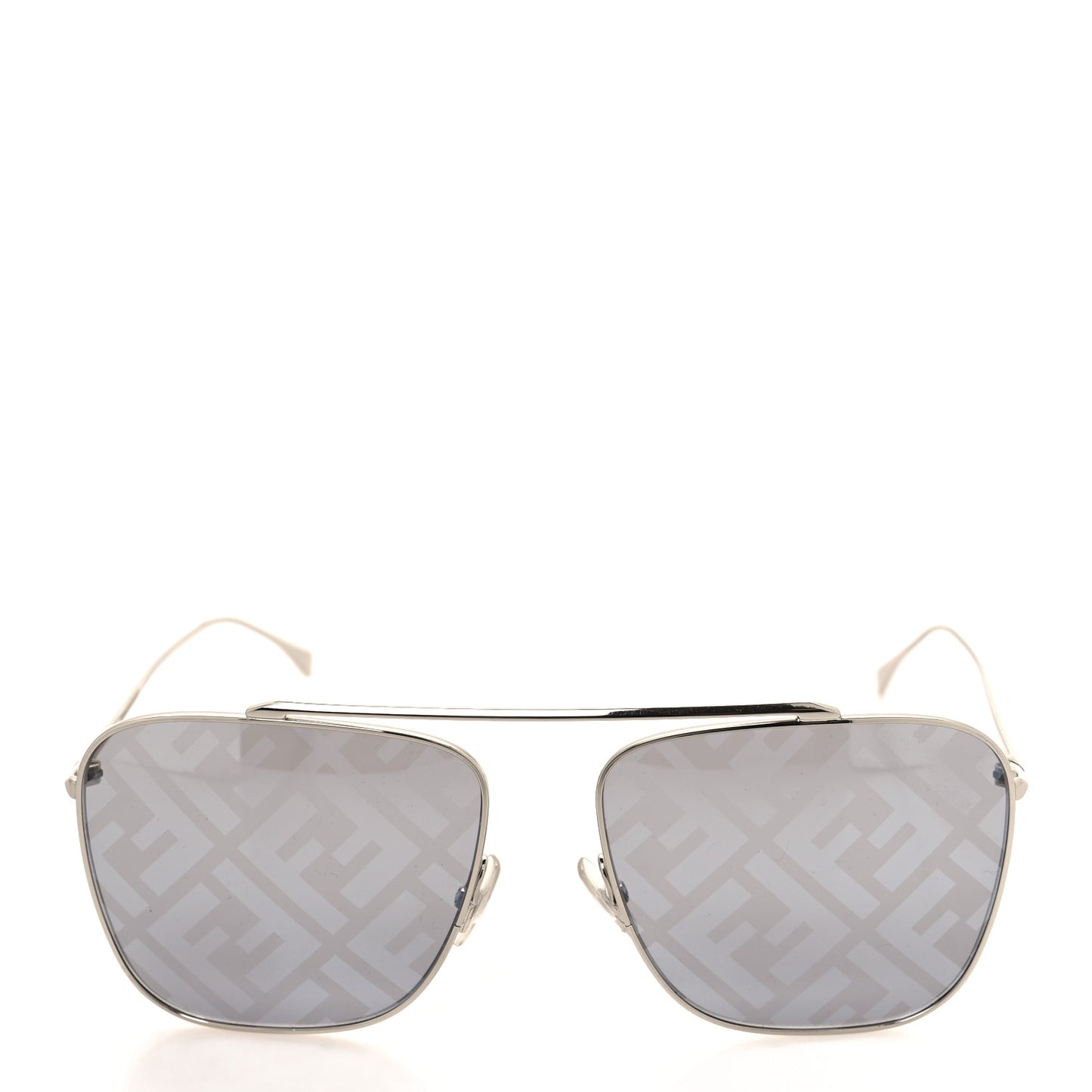Metal Aviator Sunglasses FF0406/S Silver