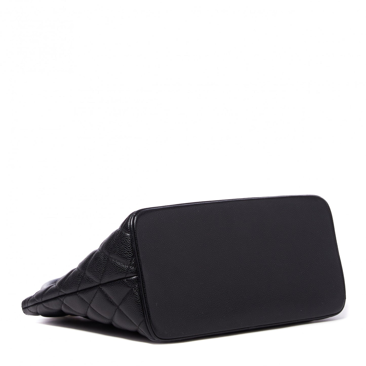 Caviar Quilted Medallion Tote Black