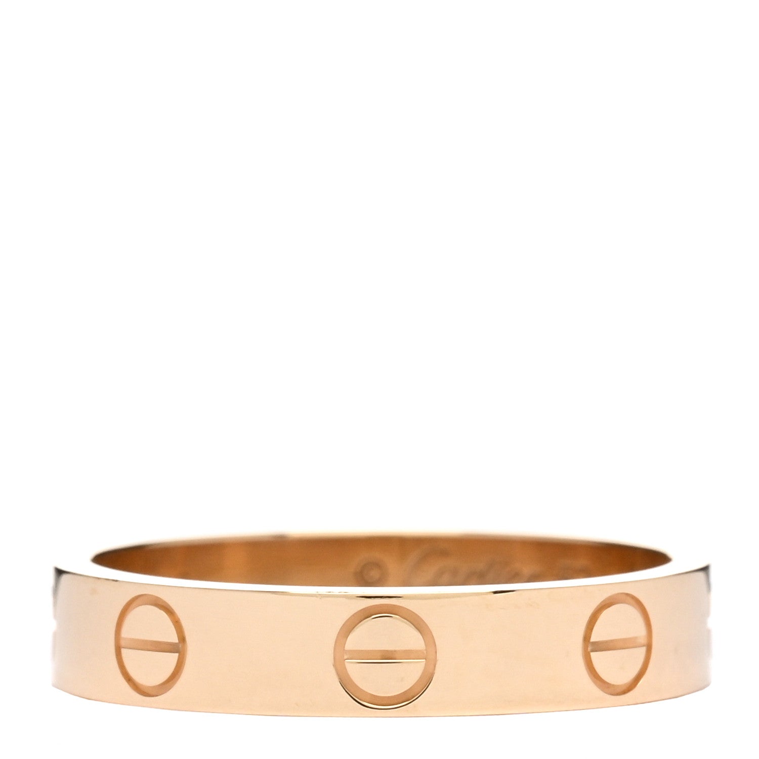 Cartier 18K Yellow Gold 3.5mm LOVE Wedding Band Ring 52 6 1 of 5