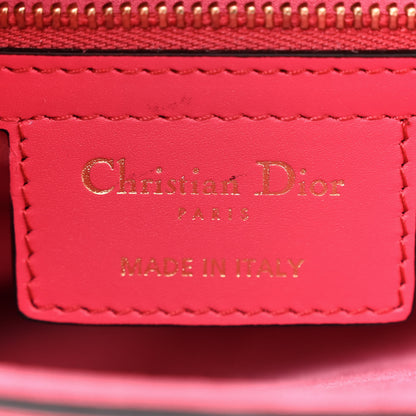 Christian Dior Smooth Calfskin Saddle Bag With Strap Fuchsia 6 of 11