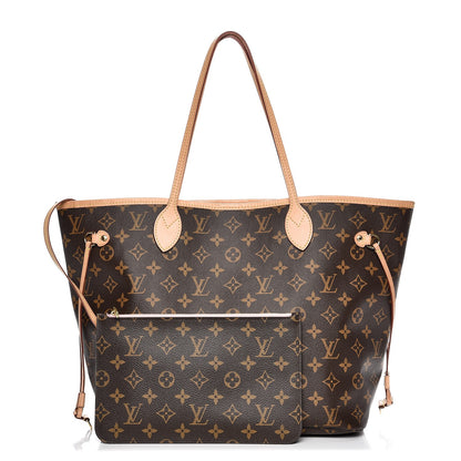 Louis Vuitton Monogram Neo Neverfull MM Rose Ballerine 1 of 10