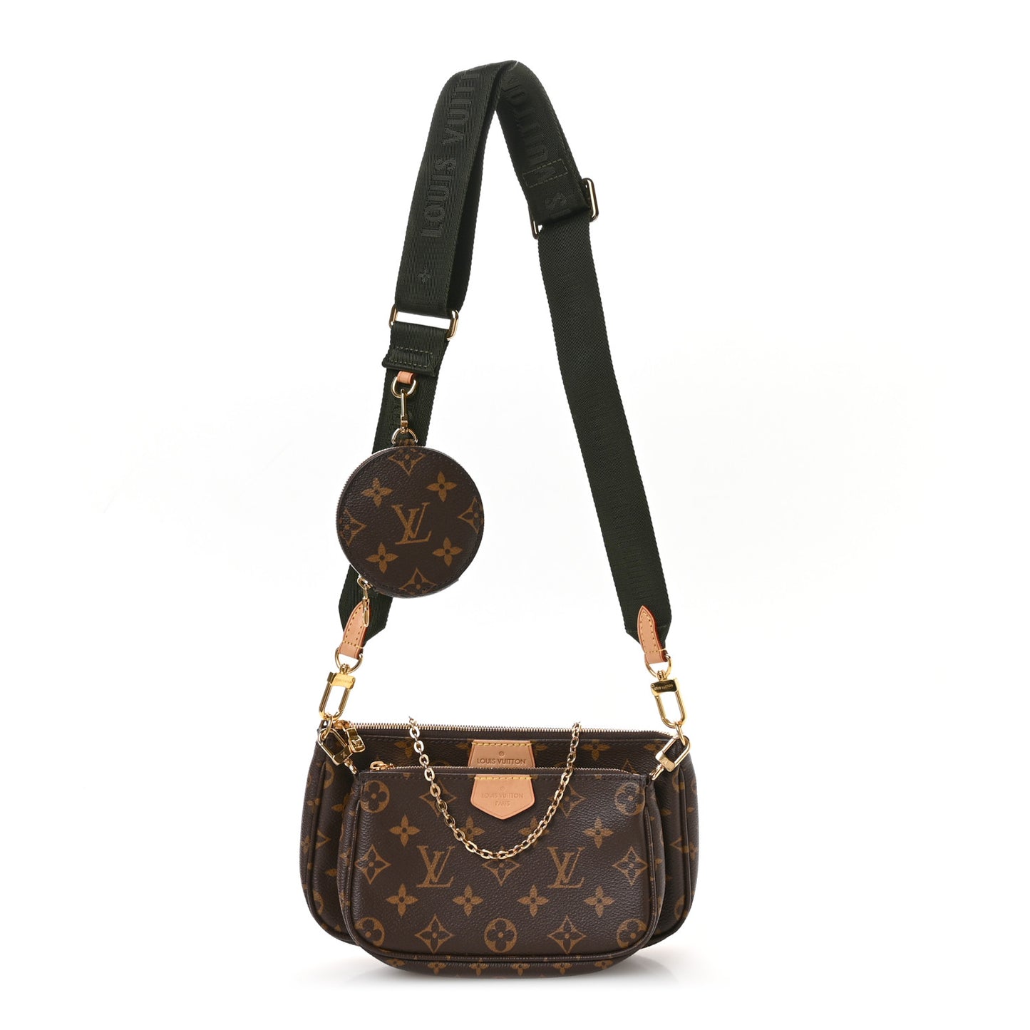Monogram Multi Pochette Accessories Kaki