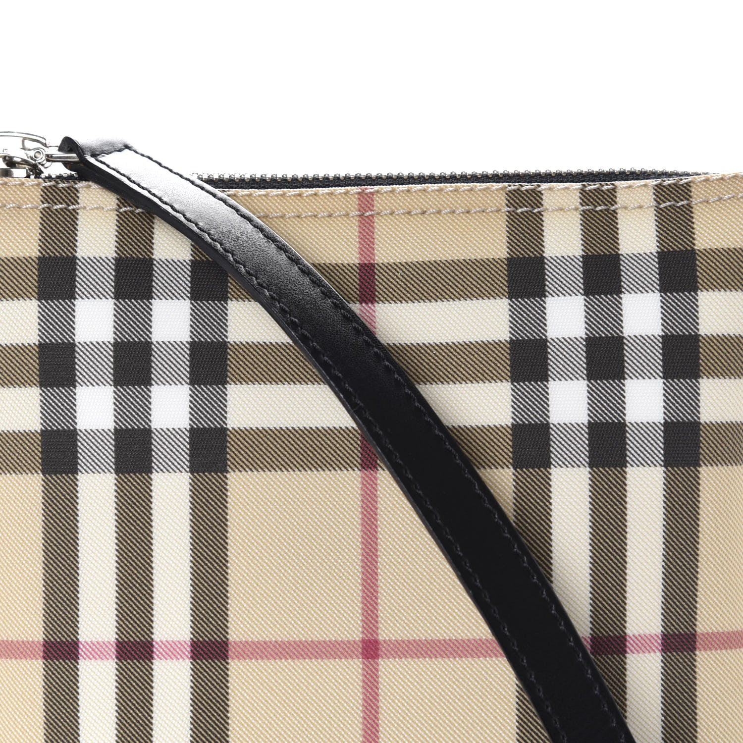 Burberry Haymarket Check Crossbody Bag Black 10 of 10