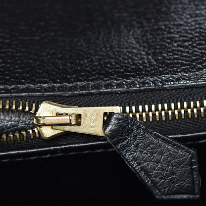 Hermes Taurillon Clemence Birkin 35 Black 12 of 33