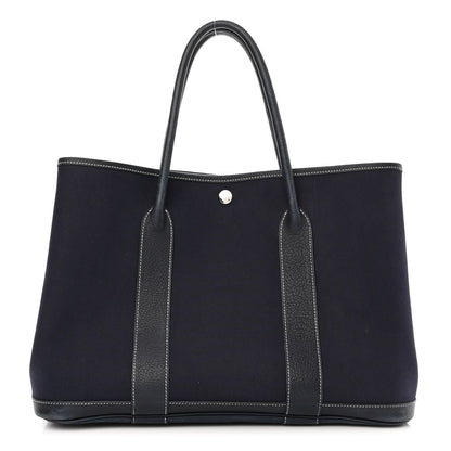 Hermes Toile Negonda Garden Party Tote 36 MM Bleu Marine 1 of 9