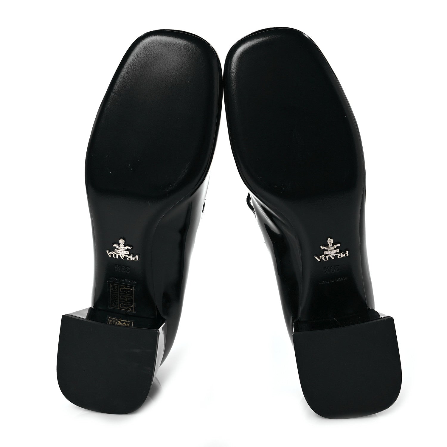 Prada Patent Mary Jane 45mm Pumps 39.5 Black 5 of 8
