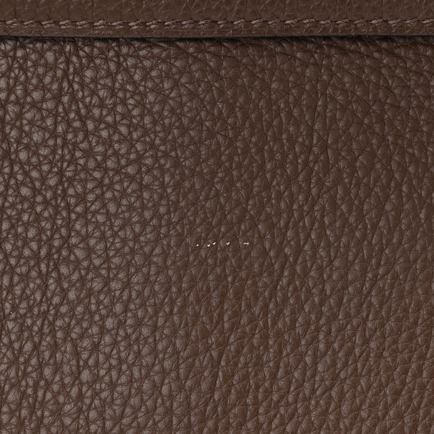 Hermes Taurillon Clemence Shoulder Kelly 40 Cafe 11 of 14