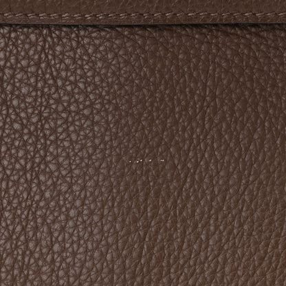 Hermes Taurillon Clemence Shoulder Kelly 40 Cafe 11 of 14