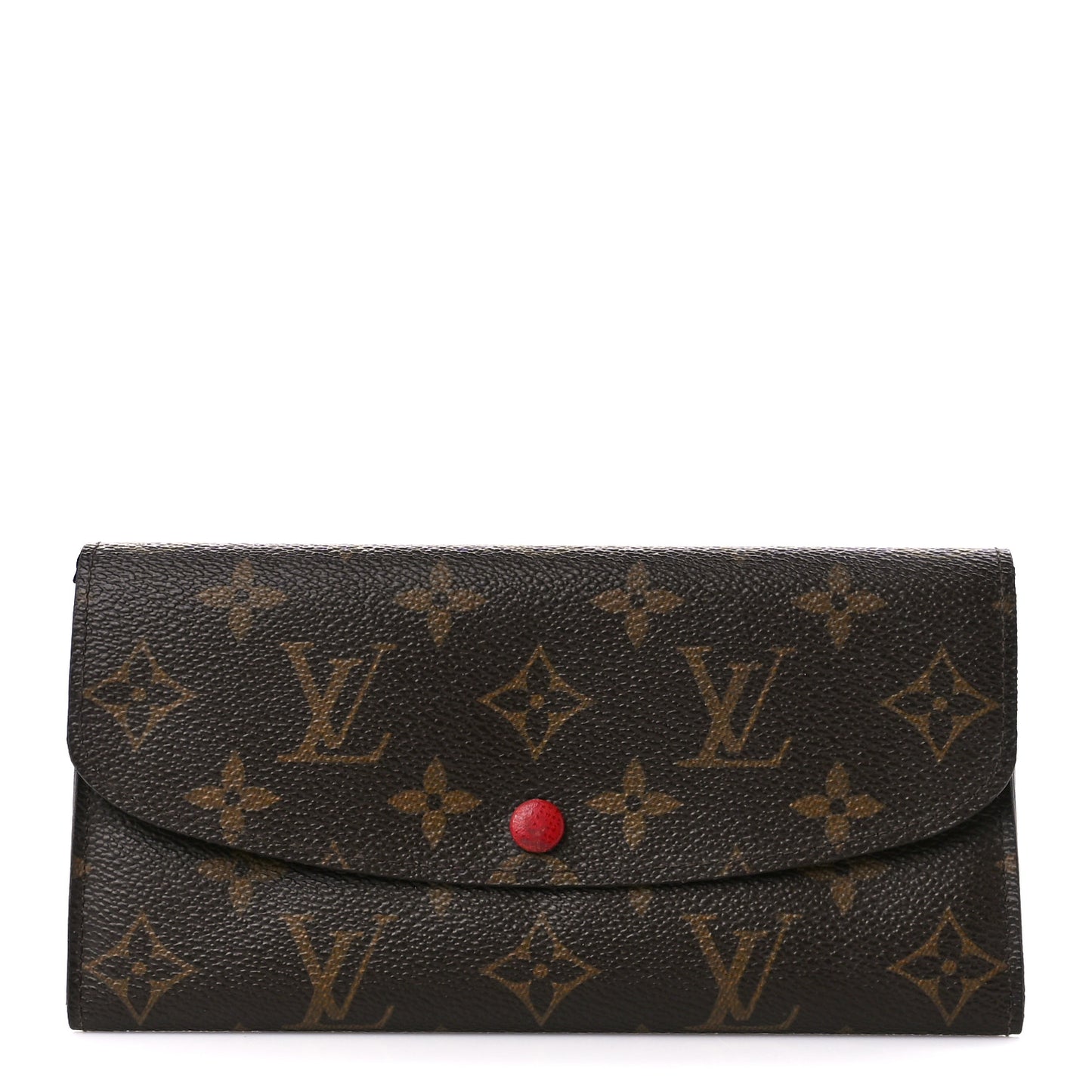 Monogram Emilie Wallet Rouge