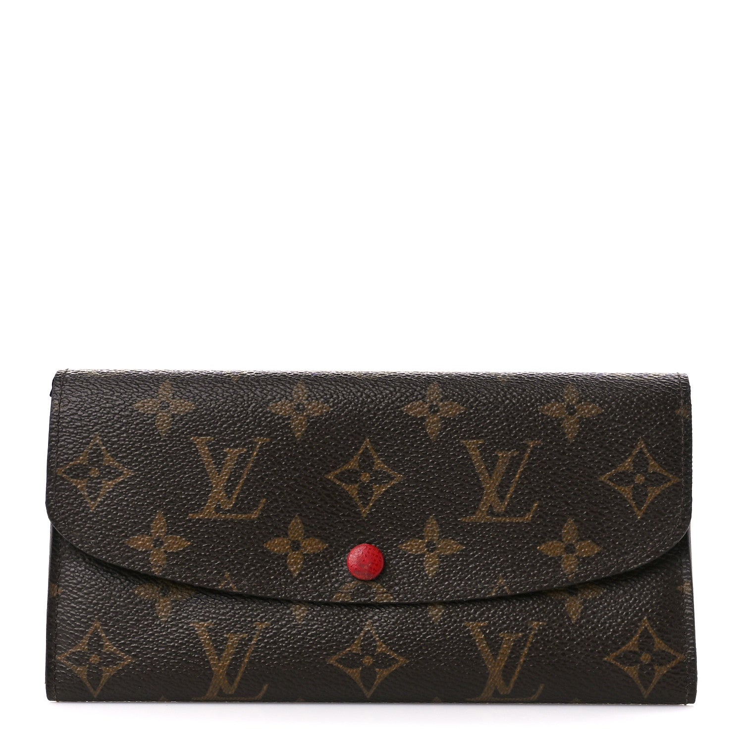 Louis Vuitton Monogram Emilie Wallet Rouge 1 of 12
