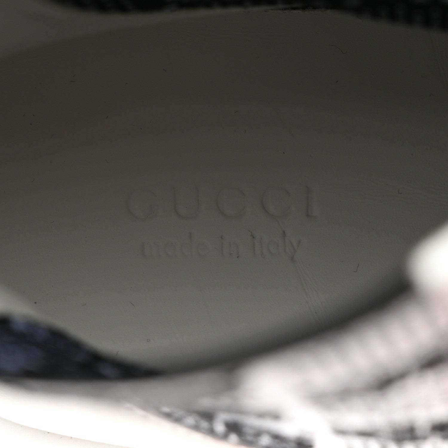 Gucci Dali Soft Calfskin Technical Jersey Knit GG Monogram Ankle Boots 38 White Great White Black 7 of 9