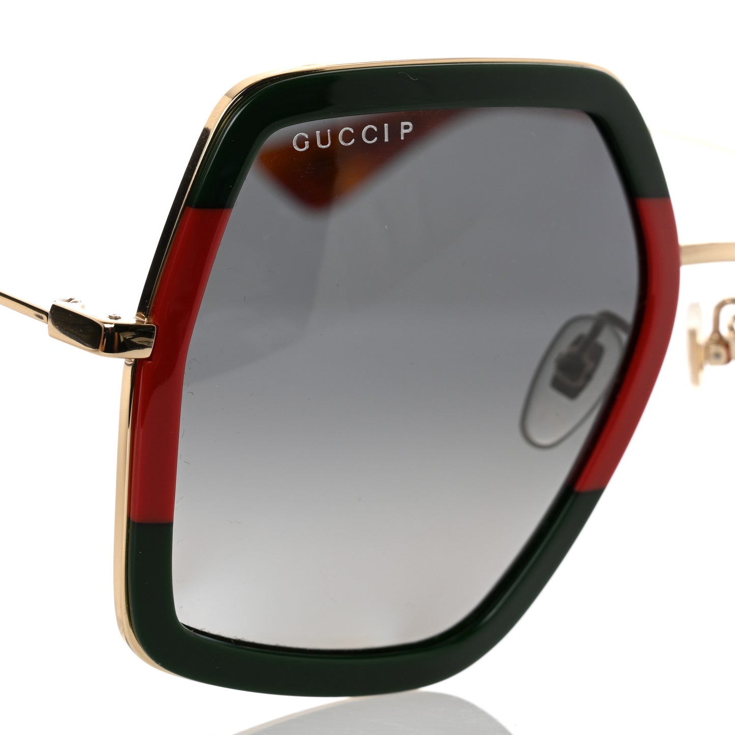 Square Frame Web GG0106S Sunglasses Tortoise