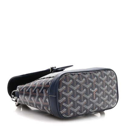 Goyard Goyardine Calfskin Mini Alpin Backpack Navy 4 of 11