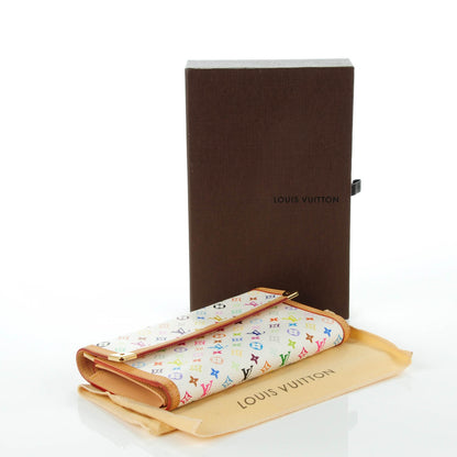 Louis Vuitton Monogram Multicolor Porte Tresor International Wallet White 4 of 7