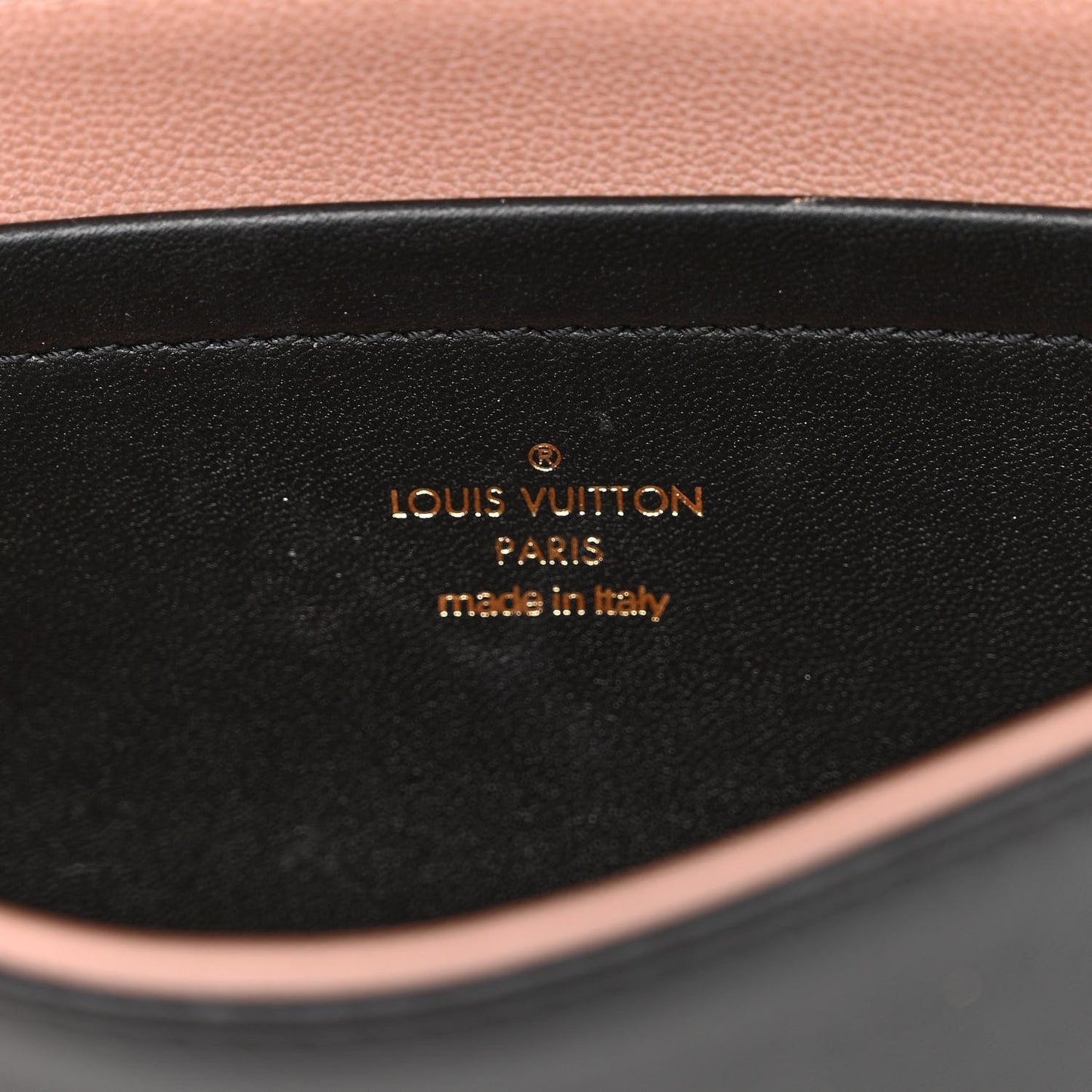 Lambskin Embossed Monogram Pochette Coussin Black