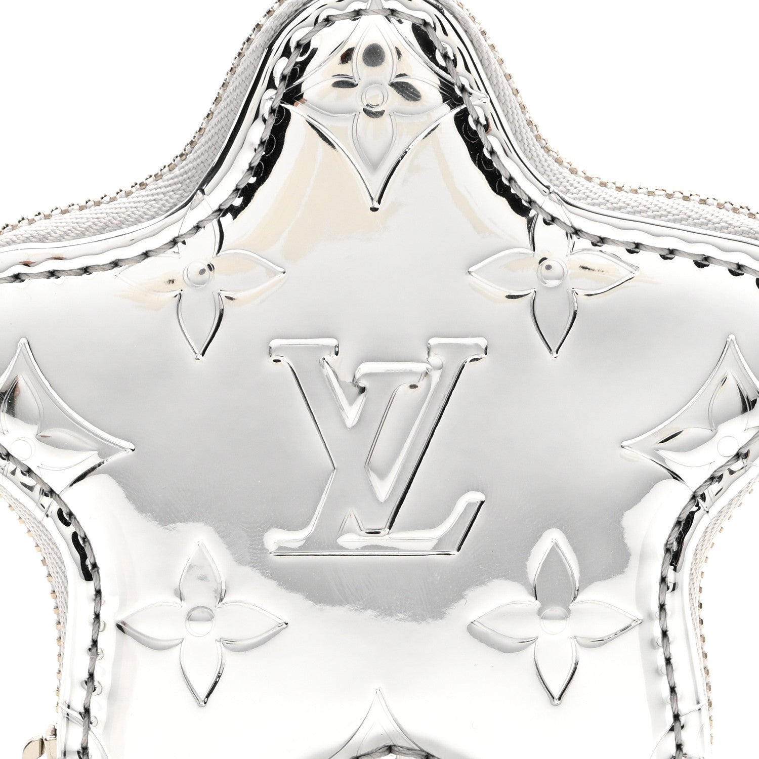 Louis Vuitton Monogram Spark Coin Purse Silver 7 of 8