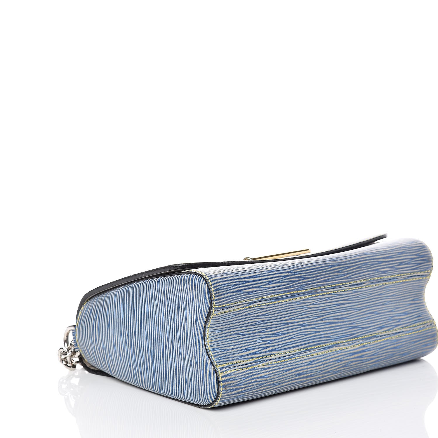 Louis Vuitton Epi Twist Shoulder Bag MM Denim Light 5 of 12
