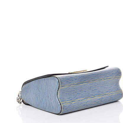 Louis Vuitton Epi Twist Shoulder Bag MM Denim Light 5 of 12