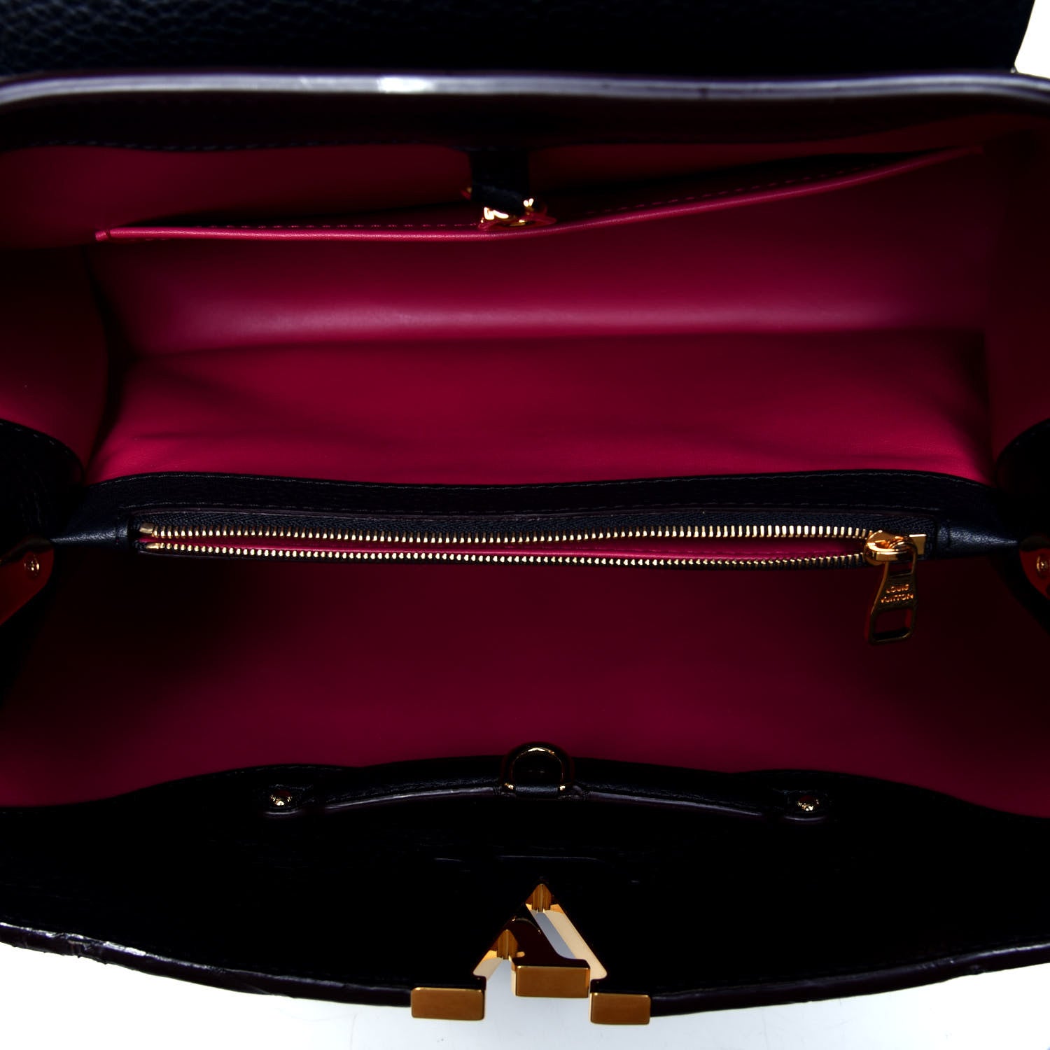 Louis Vuitton Taurillon Capucines GM Black 12 of 12