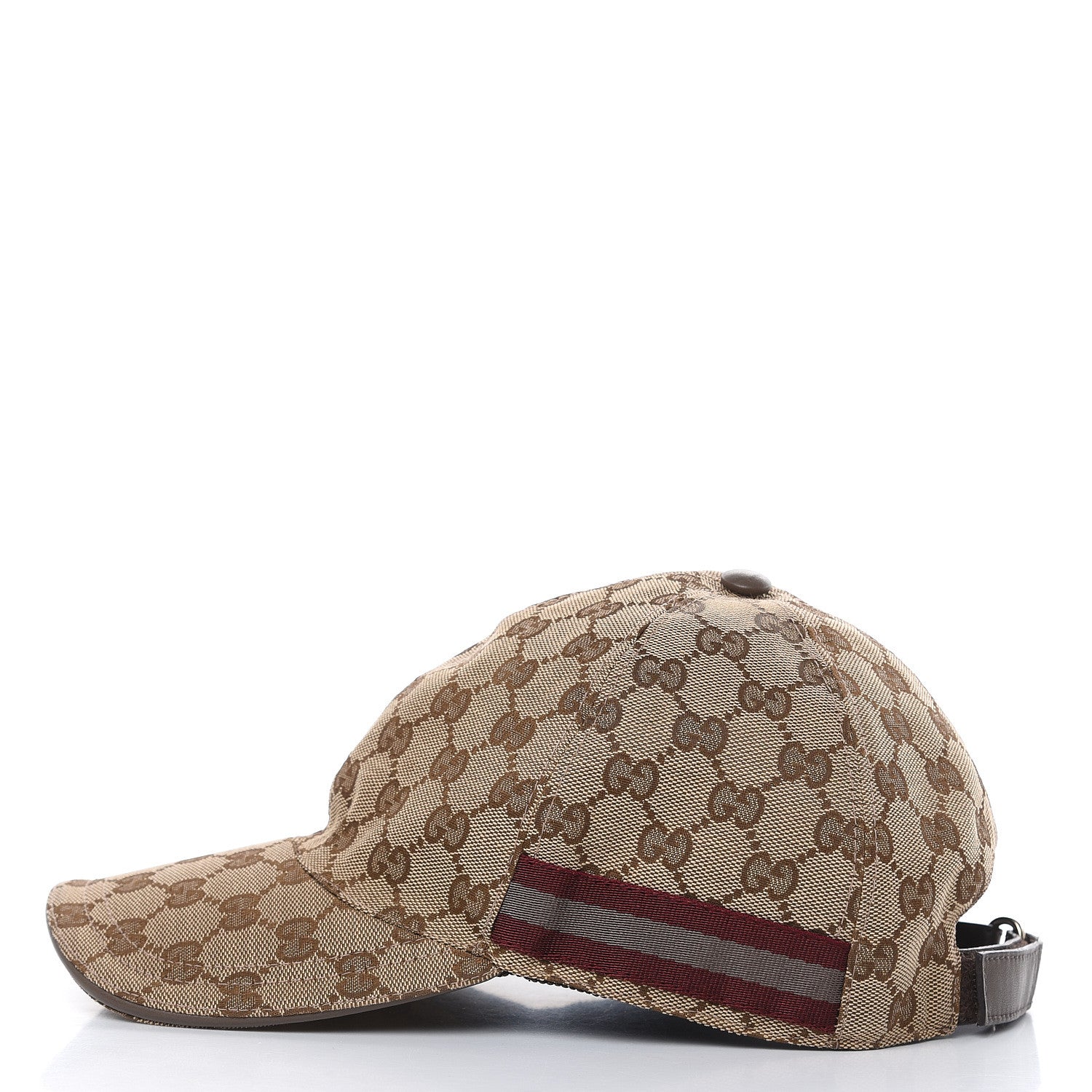 Gucci Monogram Web Baseball Hat M Brown 3 of 6