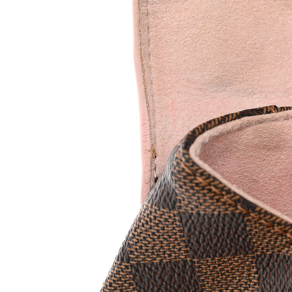 Louis Vuitton LOUIS VUITTON Damier Ebene Caissa Clutch Rose Ballerine 8 of 10