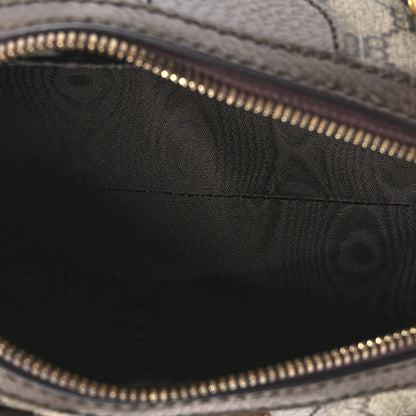 Gucci X BALENCIAGA BB Supreme Monogram Web Small Ophidia Boston Bag Beige New Acero 13 of 28