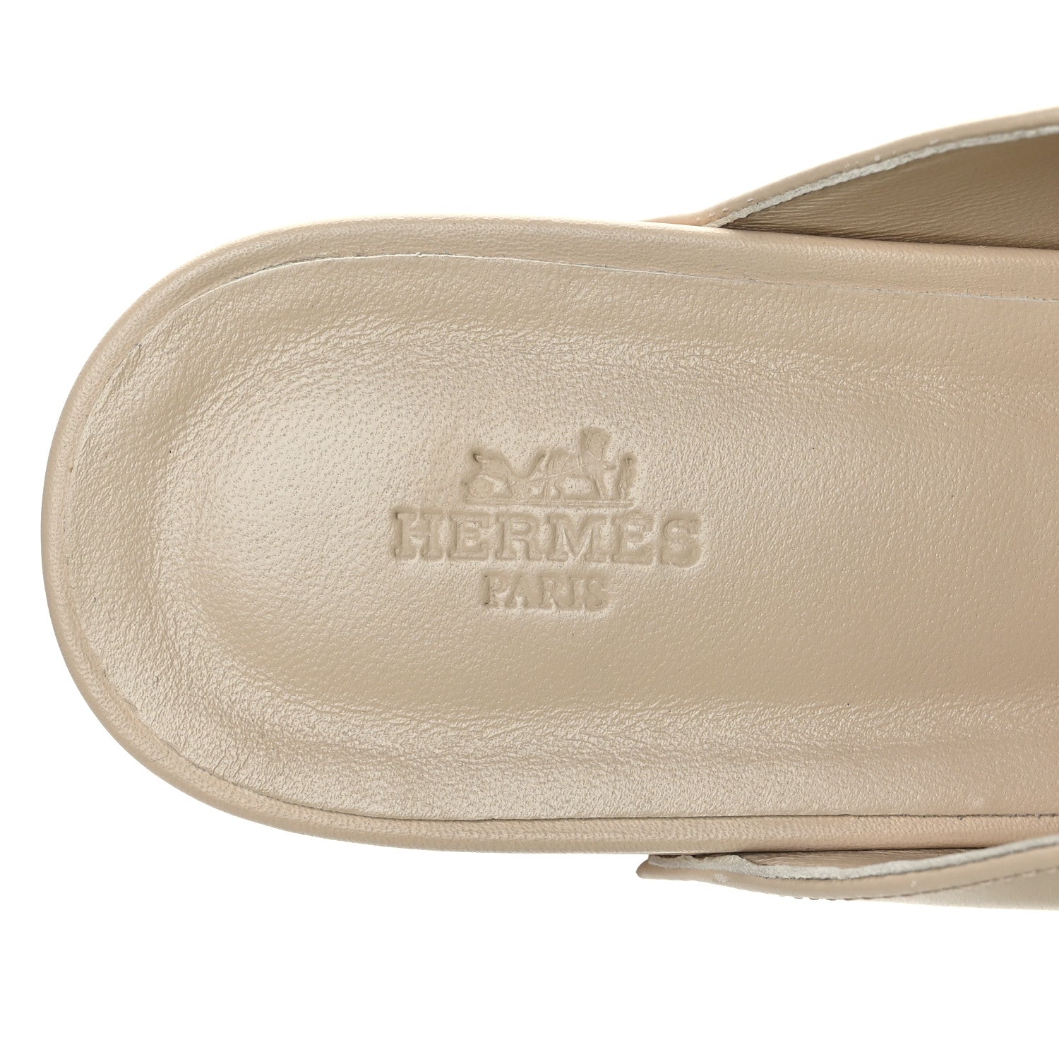 Hermes Calfskin Carlotta Mules 40 Hetre 6 of 7