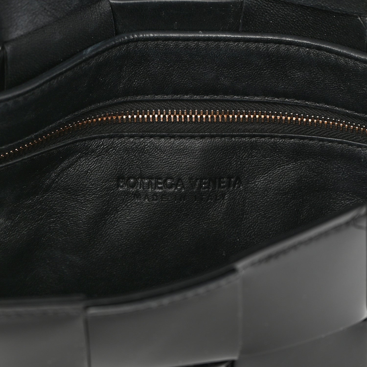 Bottega Veneta Patent Maxi Intrecciato Cassette Crossbody Bag Black 5 of 11
