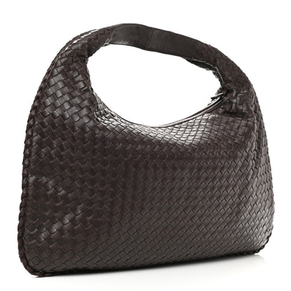 Bottega Veneta Nappa Intrecciato Large Veneta Hobo Ebano 3 of 10