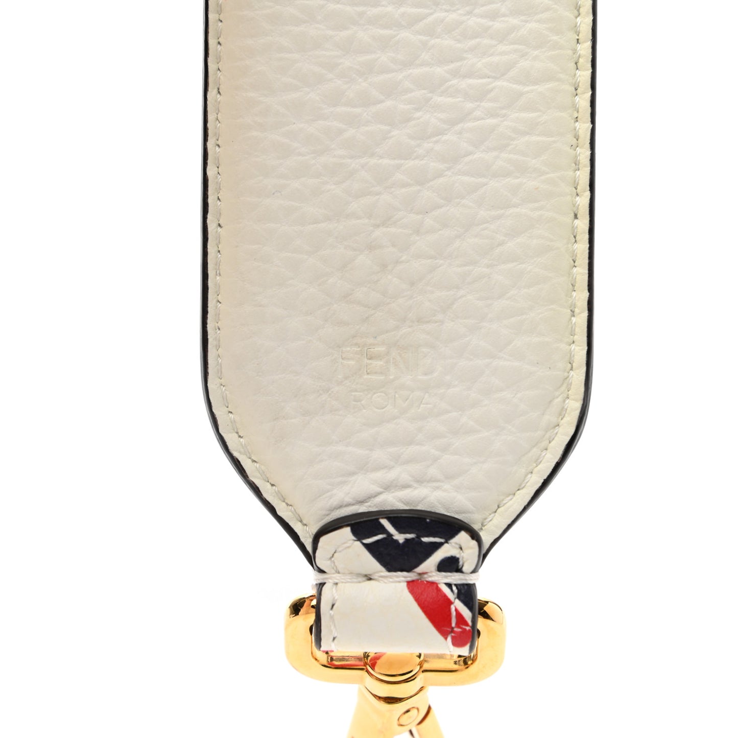 X FILA Calfskin Mania Mini Strap You White