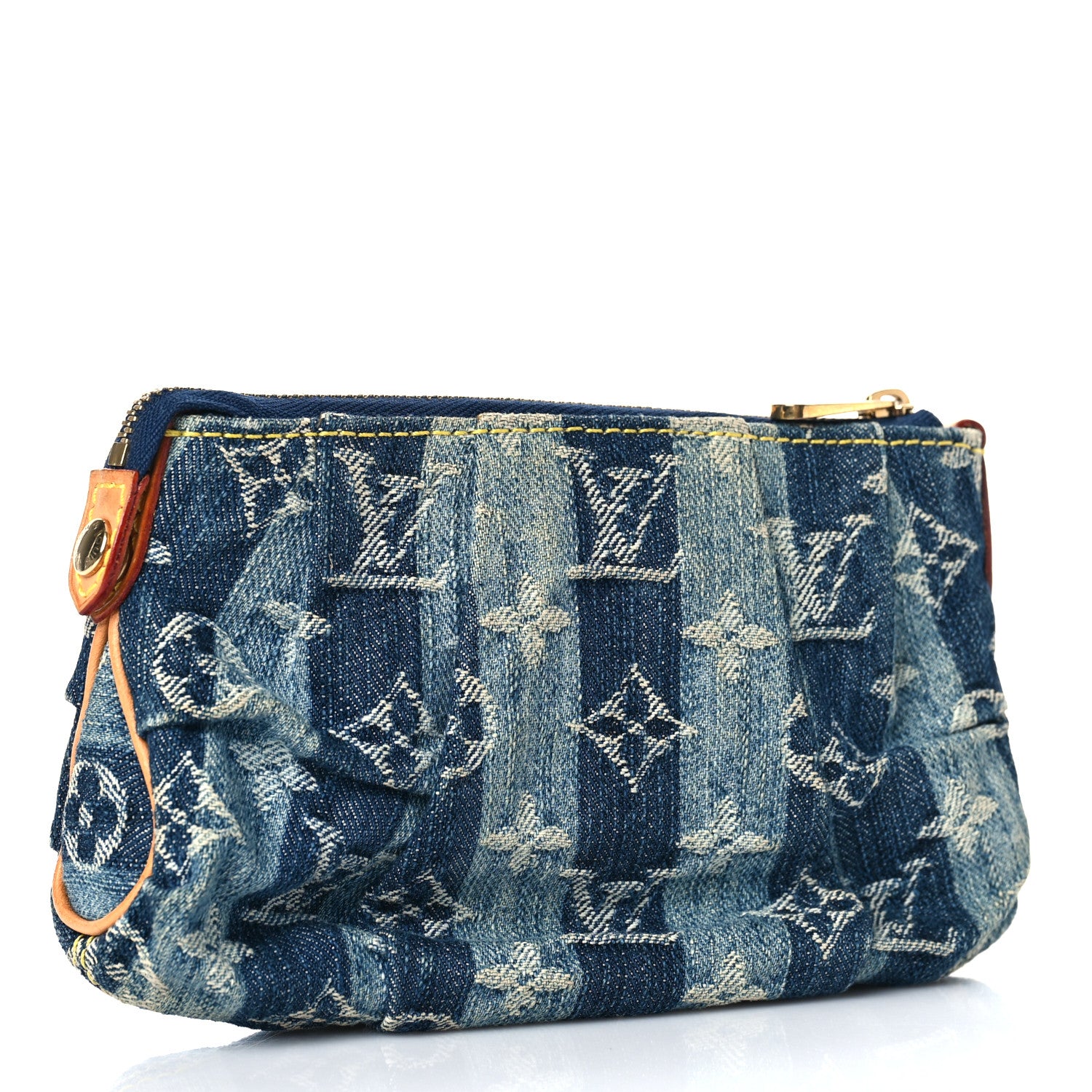 Louis Vuitton Denim Raye Trousse Cosmetic Pouch 3 of 9