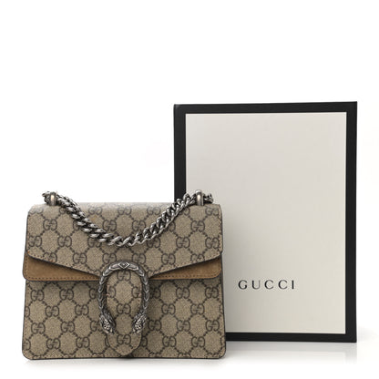 Gucci GG Supreme Monogram Mini Dionysus Shoulder Bag Taupe 14 of 14