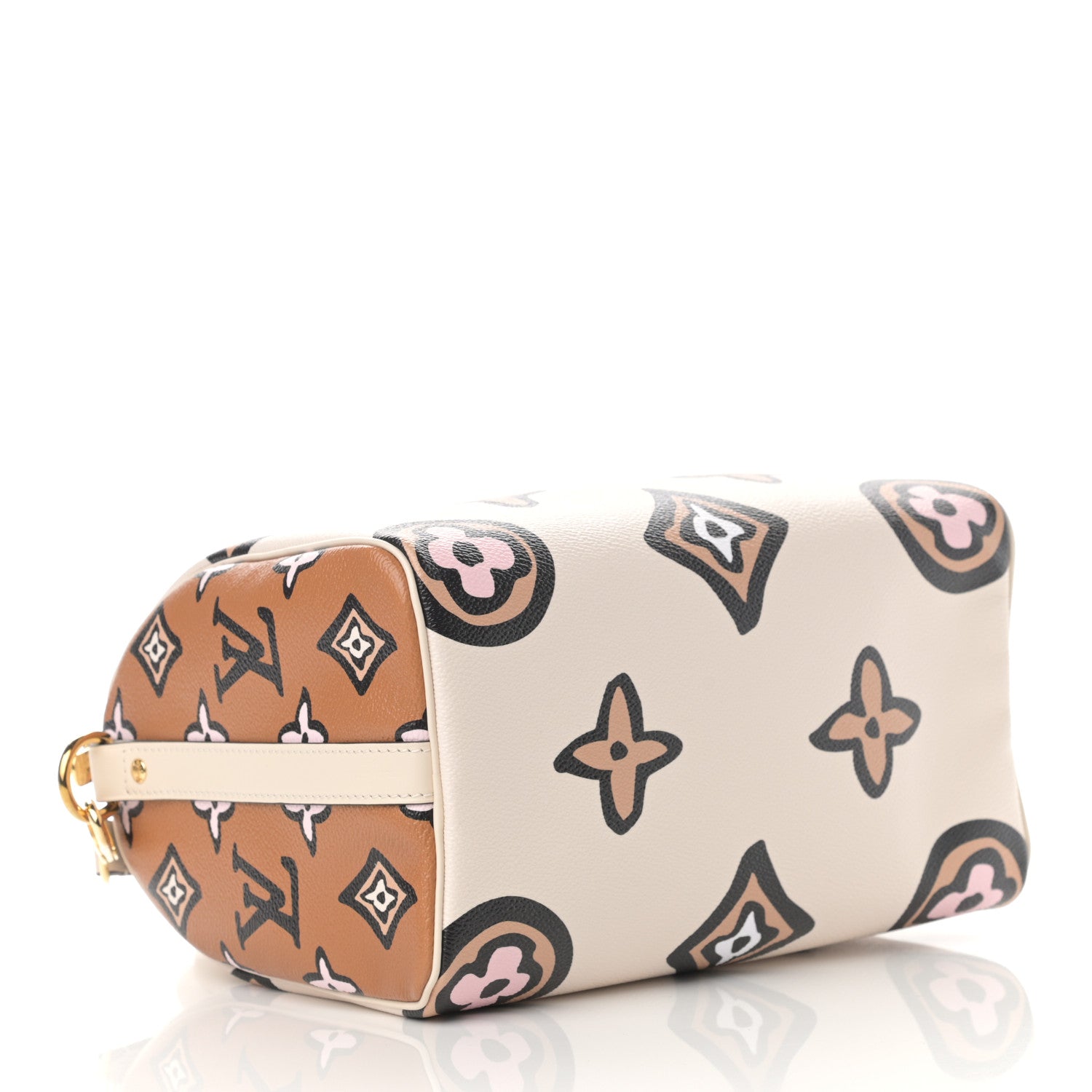 Louis Vuitton Monogram Giant Wild At Heart Speedy Bandouliere 25 Creme 4 of 10