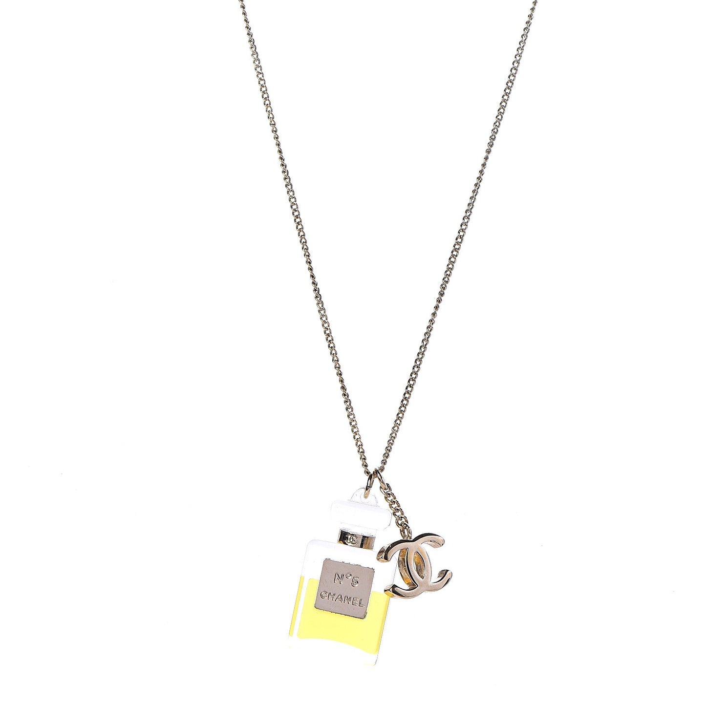 Resin Perfume Bottle CC Necklace