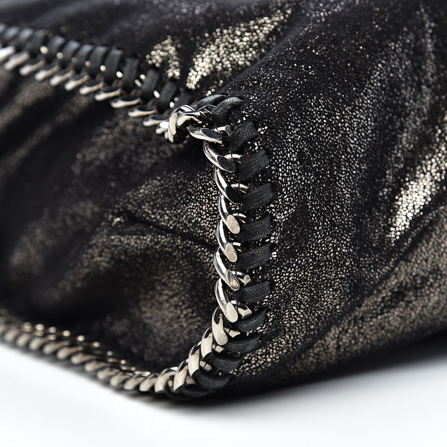 Shaggy Deer Big Falabella Tote Ruthenium
