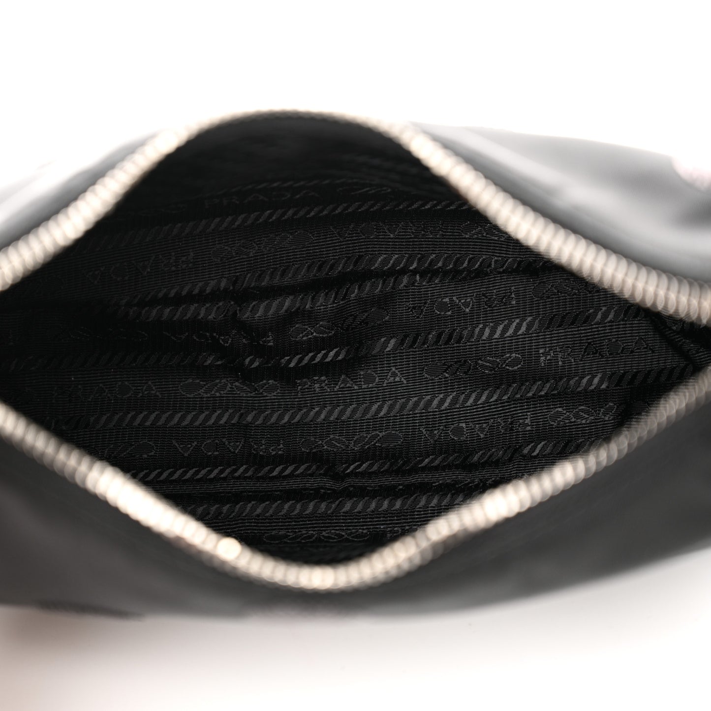 Nylon Sequin Embellished Polka Dot Re-Edition 2005 Shoulder Bag Black