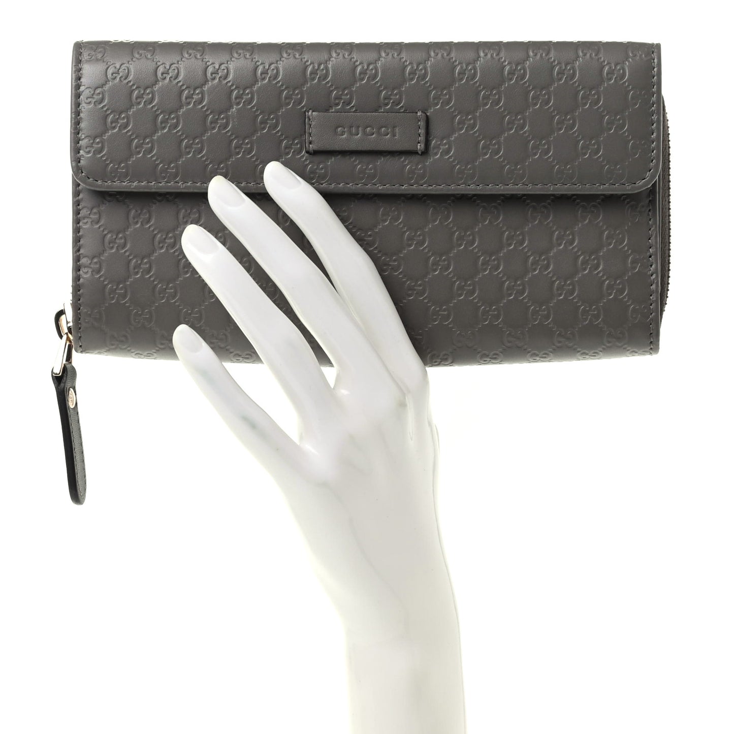 Soft Microguccissima Continental Zip Wallet Loess