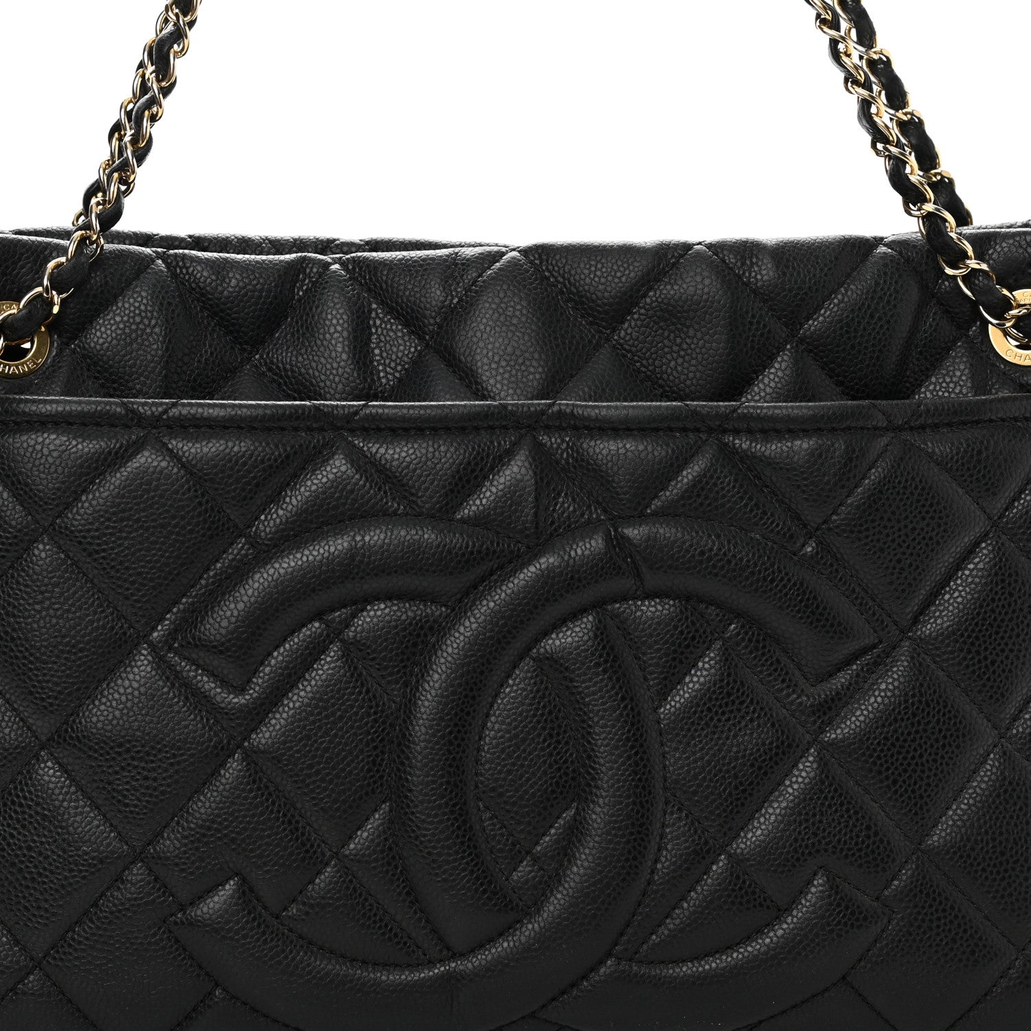 Chanel Caviar Quilted Timeless CC Soft Tote Black 10 of 16