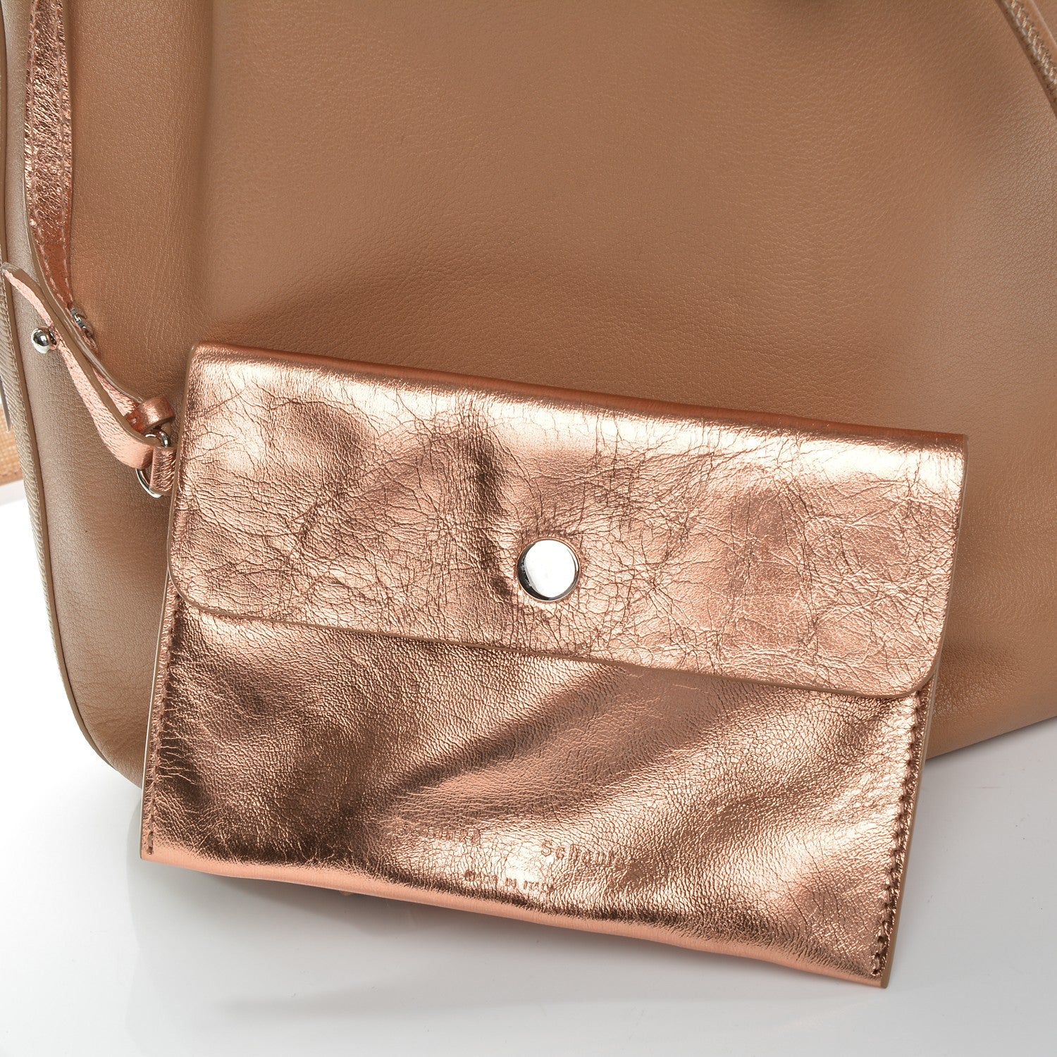 Proenza Schouler Calfskin Large Bucket Bag Desert Copper 5 of 7