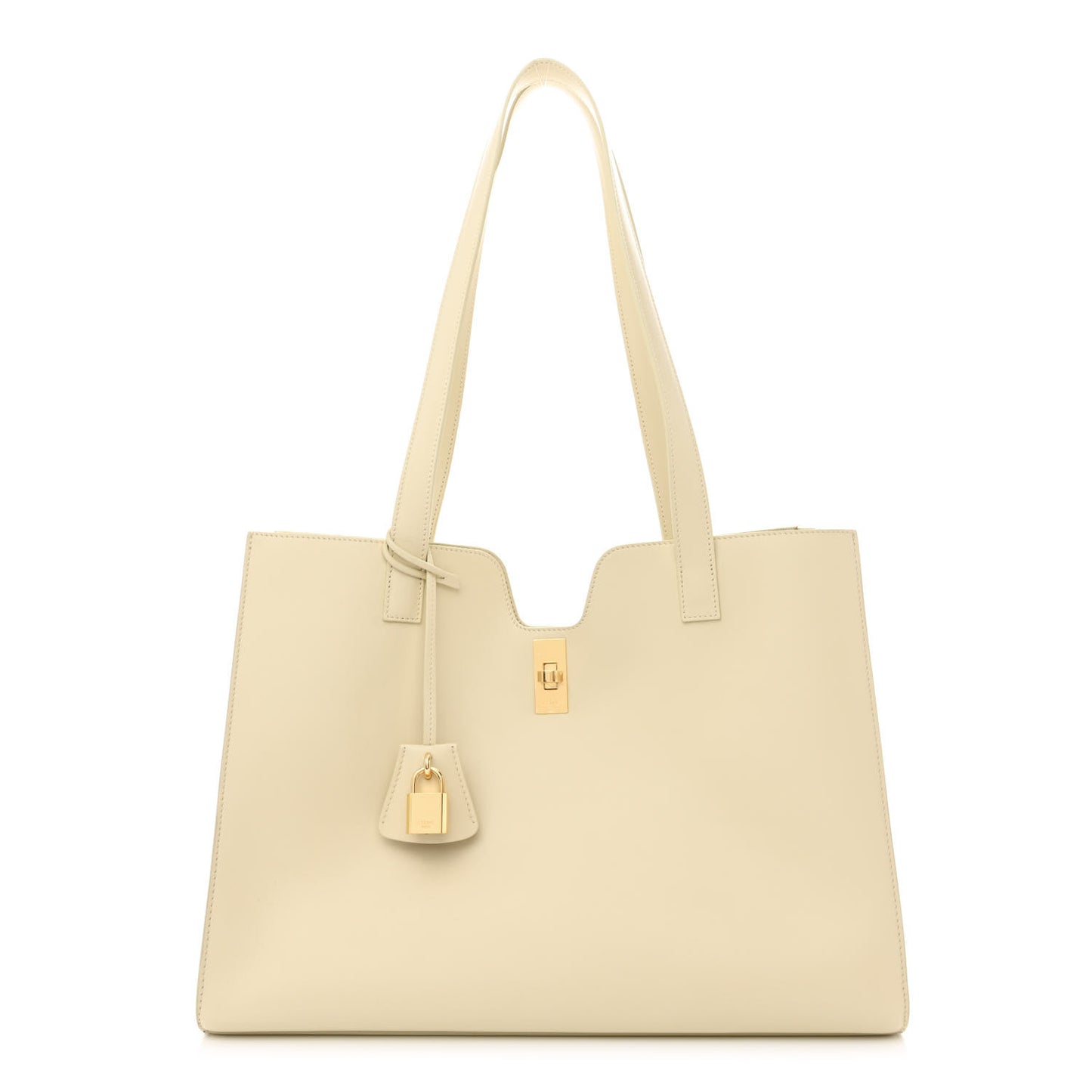 Smooth Calfskin Cabas 16 Bag Limestone