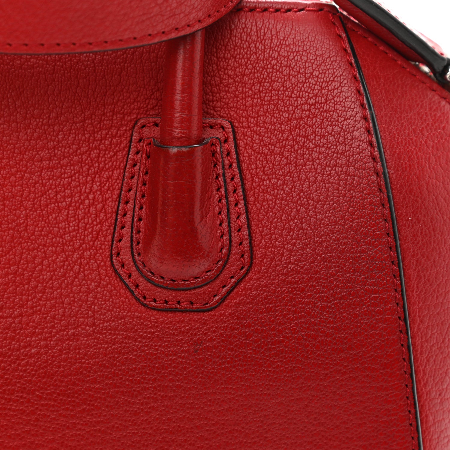 Givenchy Sugar Goatskin Mini Antigona Red 11 of 12