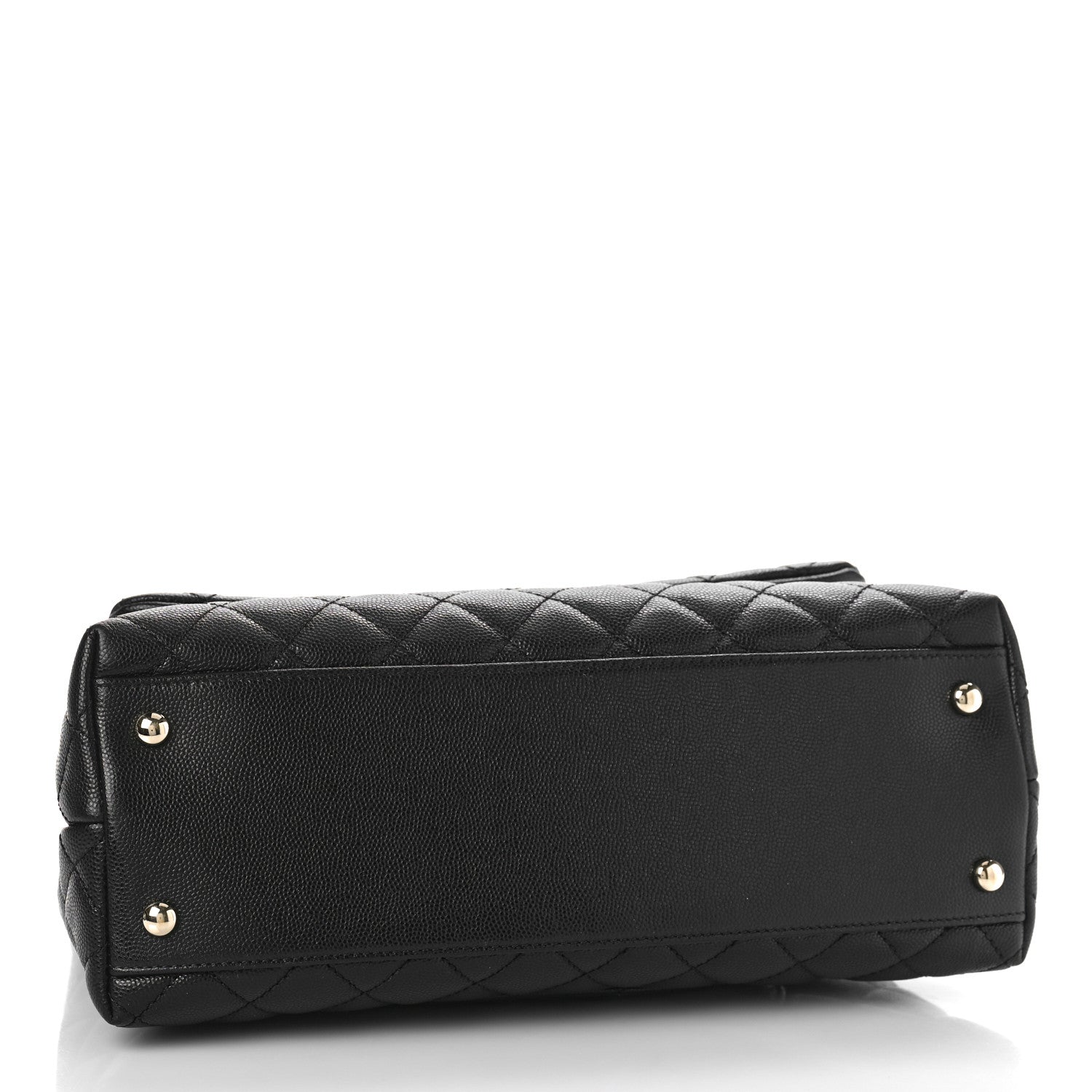 Chanel Caviar Quilted Small Coco Handle Flap Black 4 of 9