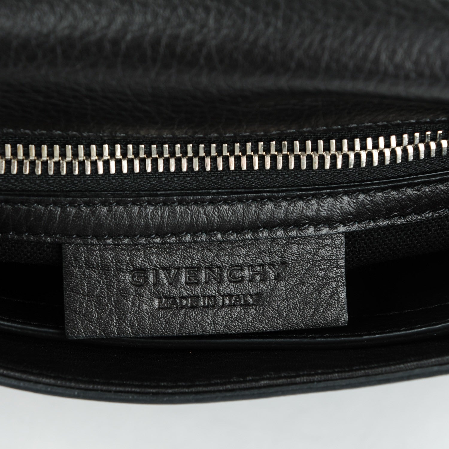 Givenchy Waxy Grained Calfskin Mini Pandora Pure Flap Bag Black 6 of 7