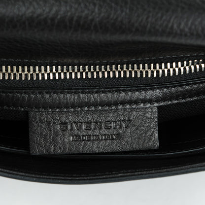 Givenchy Waxy Grained Calfskin Mini Pandora Pure Flap Bag Black 6 of 7