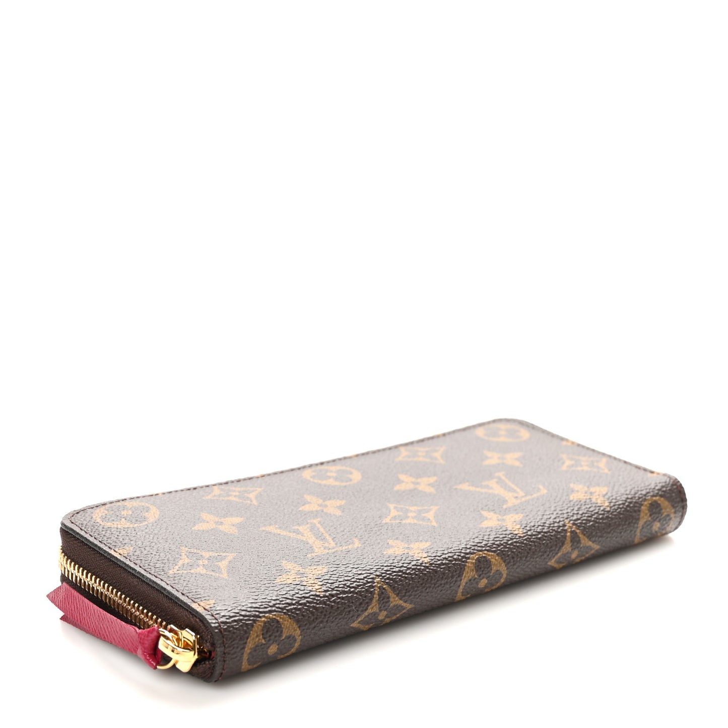 Monogram Clemence Wallet Fuchsia