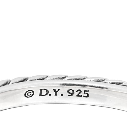 David Yurman Sterling Silver Stackable Cable Ring 50 5.25 4 of 5