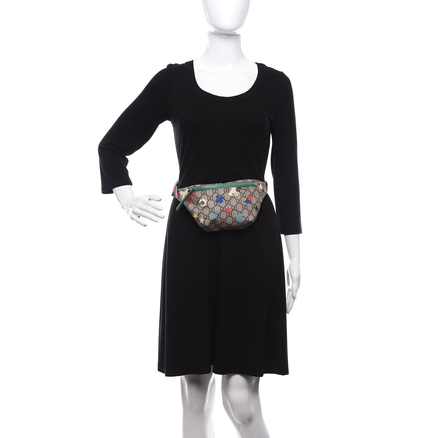 Gucci GG Supreme Monogram Ranch Childrens Belt Bag Multicolor 2 of 10