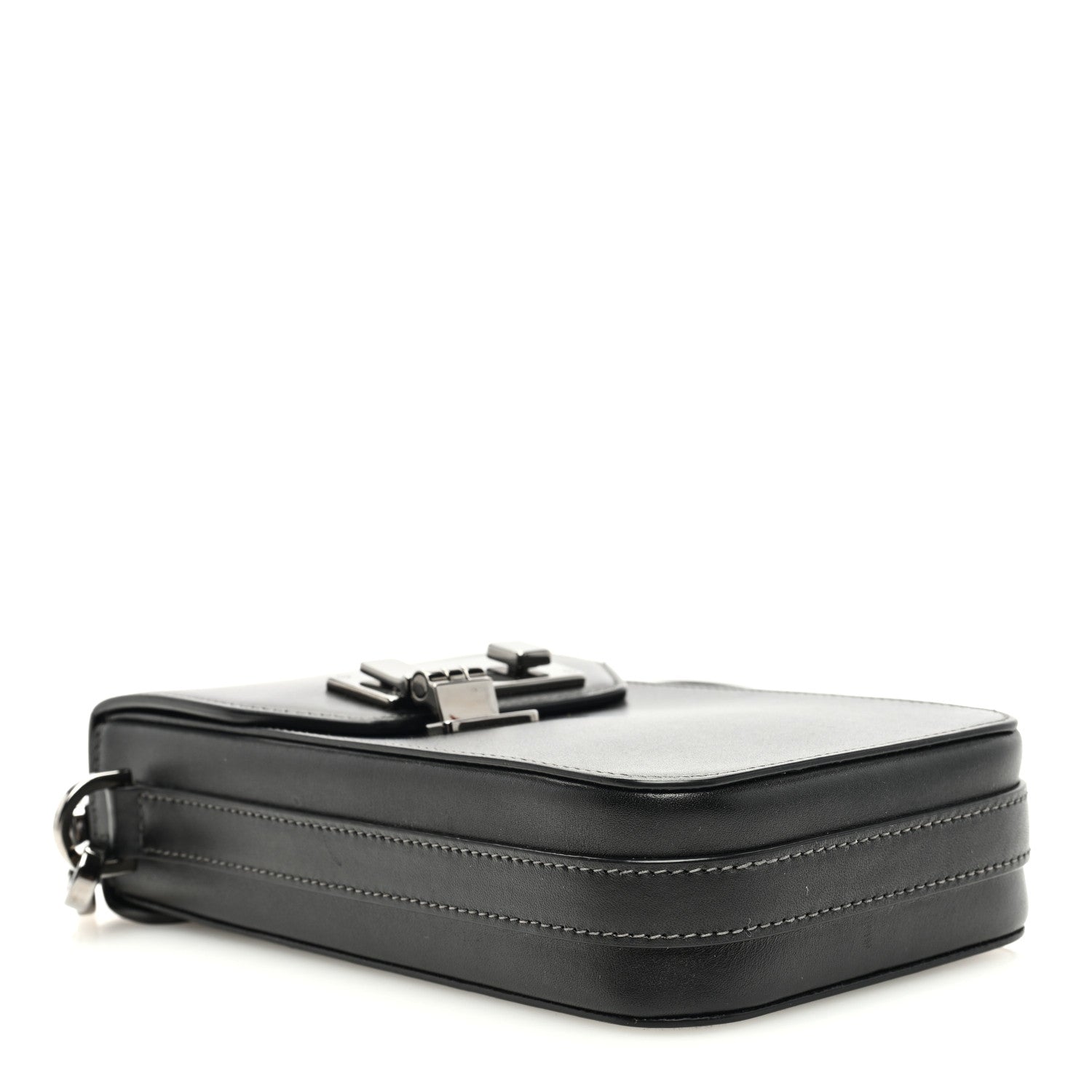 Christian Dior Smooth Calfskin Vertical Pouch Black 4 of 9